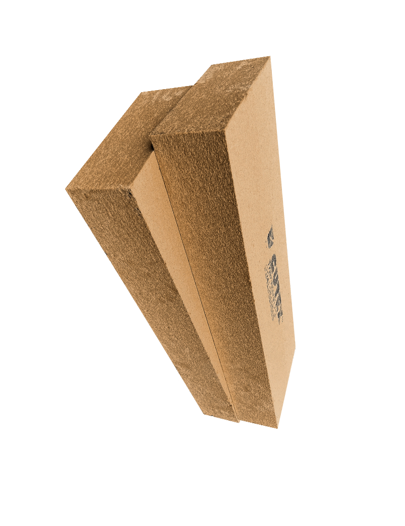 Thermowall®-L Panneau Isolant Fibre de Bois Rigide 400/1200MM Ep. 140MM Lot de 7,68m²