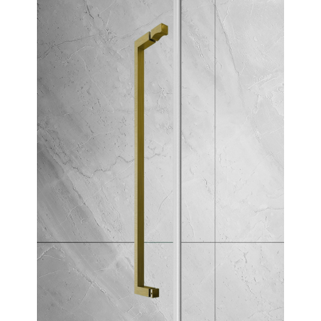 Hydra Paroi de Douche Pivotante Finition Or Brossé Larg. 120CM Haut. 200CM