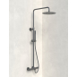 Drakar Colonne de Douche Thermostatique Couleur Carbone