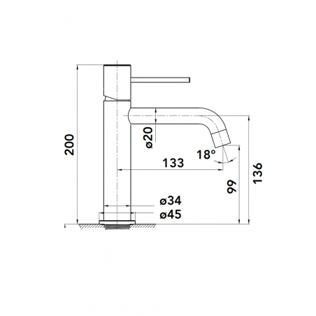 Gala Robinet de Lavabo Blanc Mat avec Flexible