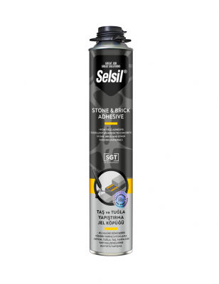 Selsil Mousse Adhésive pour Pierre et Brique 750ML