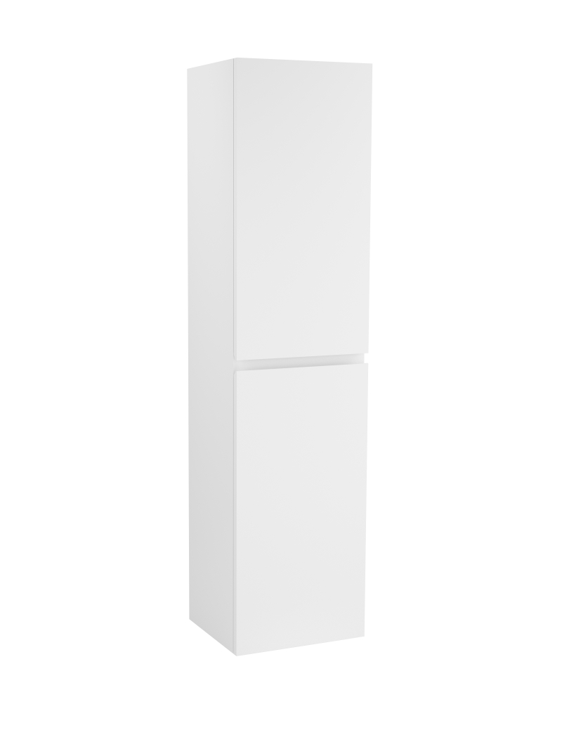 Harmonie Colonne de Meuble 2 Portes Blanc Mat Haut. 140CM