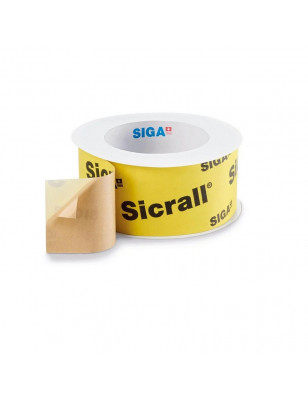 Sicrall® 60 Bande Monoface Rigide à Fort Pouvoir Adhésif Larg. 60MM Long. 15M