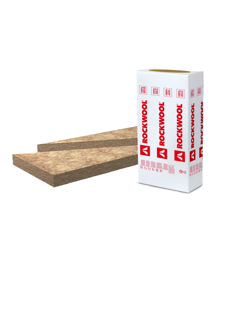 Deltarock Panneau Isolant en Laine de Roche Triangulaire Ep. 120MM Lot de 2,43m²