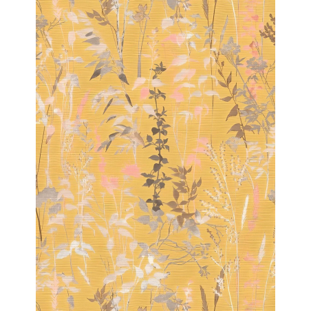 Casual Chic 10258 V03 Jaune Papier Peint Larg. 0,53M Long. 10,05M Rouleau 5,33m²