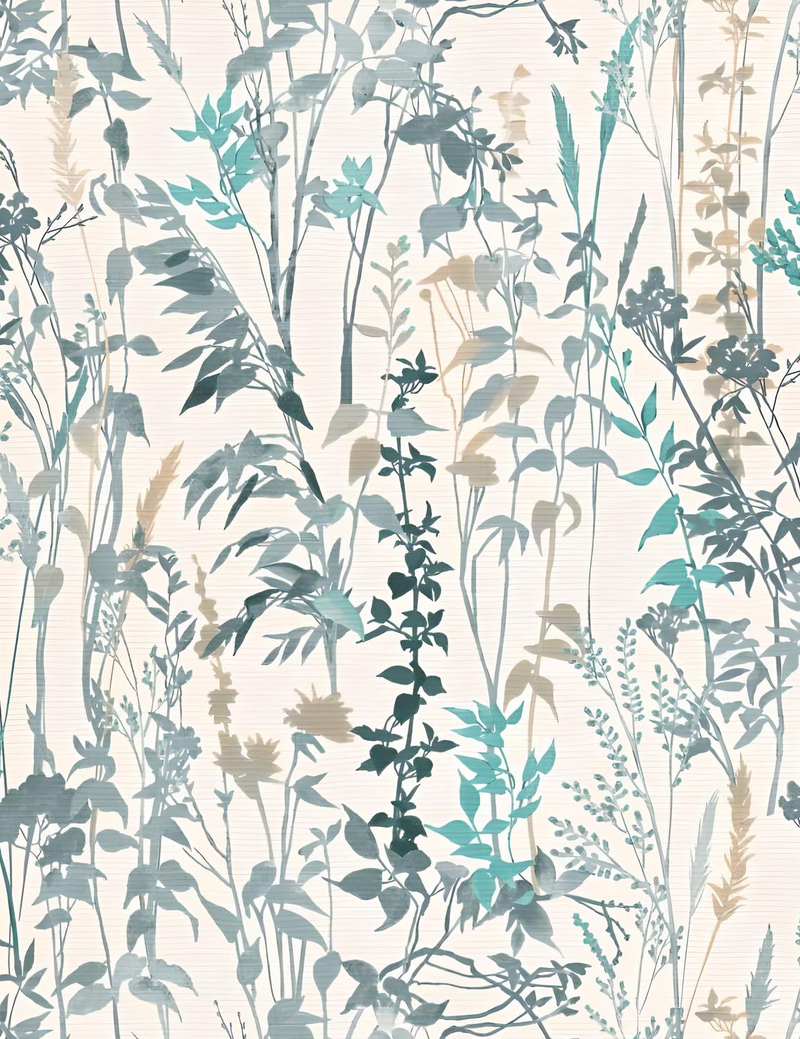 Casual Chic 10258 V18 Turquoise Papier Peint Larg. 0,53M Long. 10,05M Rouleau 5,33m²