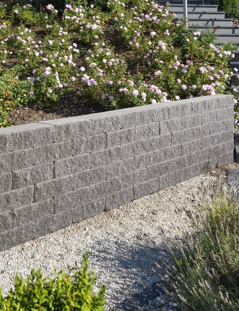 Vermont® Kompakt Système de Mur Elément de Base Gris Eclaté Vieilli Larg. 15,0CM Long. 30,0CM Haut. 12,0CM