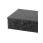 Cubaro® Grande Système de Mur Elément de Base Anthracite Eclaté Larg. 37,5CM Long. 75,0CM Haut. 15,0CM