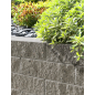 Muro ReNature® Système de Mur Elément de Base Gris Eclaté Larg. 25,0CM Long. 50,0CM Haut. 15,0CM