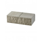 Muro ReNature® Système de Mur Elément de Base Gris Eclaté Larg. 25,0CM Long. 50,0CM Haut. 15,0CM