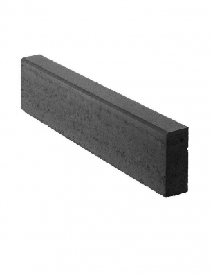 Bordure de Jardin Béton Anthracite Ep. 10CM Haut. 25CM Long. 100CM