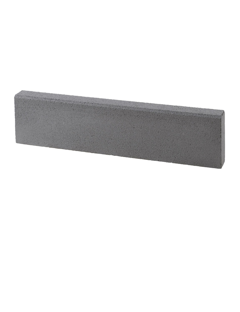 Vios® Bordure de Jardin Béton Gris Grenaillé Ep. 8CM Haut. 25CM Long. 100CM