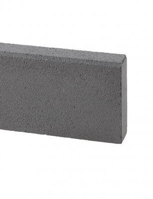 Vios® Bordure de Jardin Béton Gris Grenaillé Ep. 8CM Haut. 25CM Long. 100CM