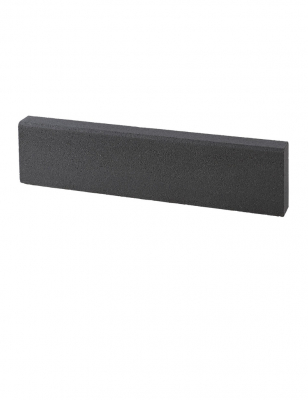 Vios® Bordure de Jardin Béton Anthracite Grenaillé Ep. 8CM Haut. 25CM Long. 100CM