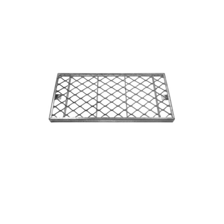 Courette d'Aération avec Grille Métal Déployé Larg. 36,5CM Prof. 20CM  Haut. 40CM