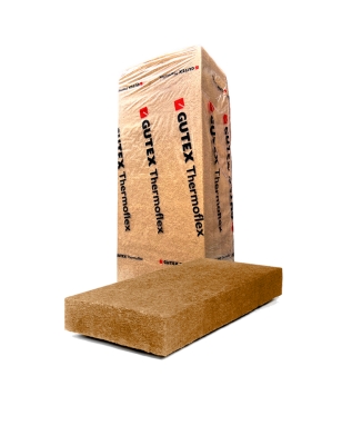 Thermoflex Panneau Isolant Laine de Bois Flexible Larg. 575MM Long. 1350MM Ep. 180MM Lot de 2,33m²